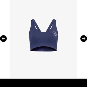 Sporty & Rich Deep Blue Sports Bra